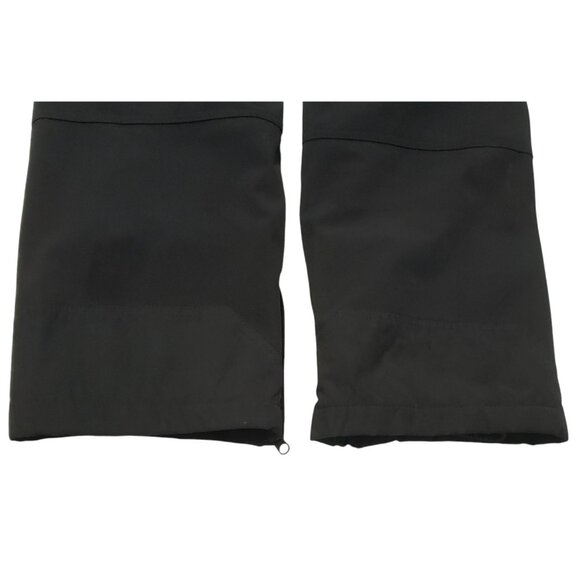 Gerry Snowboard Pants Snow Ski Black Fleece Lined Gaiters Cargo Stretch Mens M - Picture 15 of 15